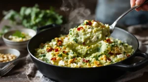 Geen hutspot of boerenkool meer: deze lentestamppot met spinazie en feta is heerlijk fris en licht