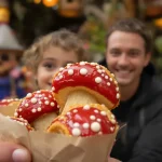 Rood met witte stippen: Efteling verkoopt nu ministroopwafels als paddenstoelen, en dit is waarom