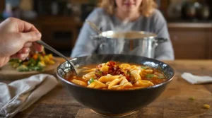 Tortellinisoep met tomaat: mijn snelle, romige soep voor drukke dagen die altijd goed smaakt